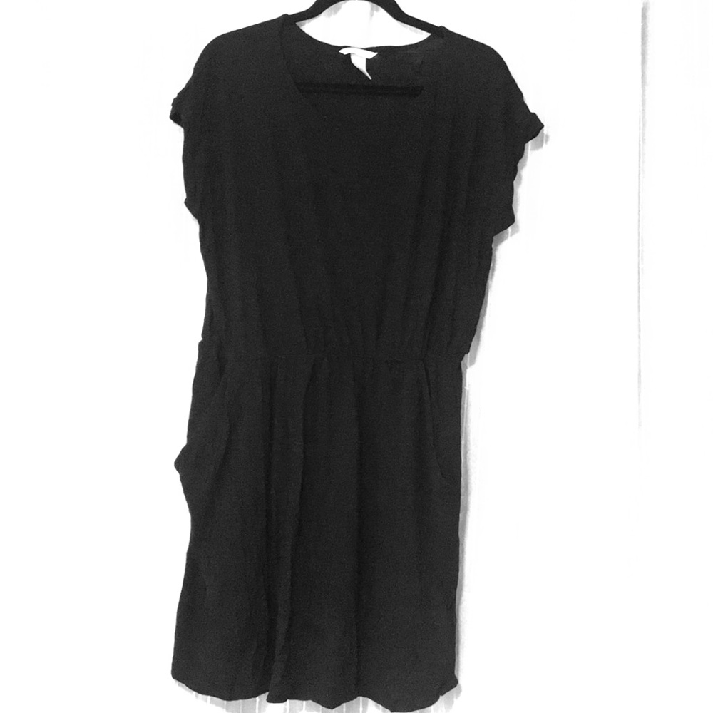H&M basic black dress
